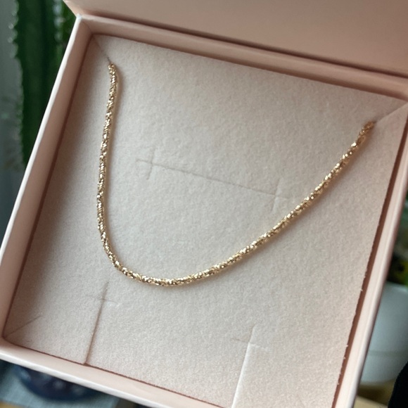 Catbird Lover's Chain 14k Gold necklace 20”chain length - Picture 2 of 9